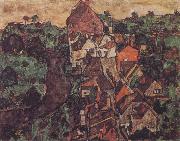 Egon Schiele, Krumau Landscape